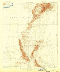 Moon Mtn Arizona Historical topographic map, 1:62500 scale, 15 X 15 Minute, Year 1932