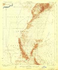 Moon Mtn Arizona Historical topographic map, 1:62500 scale, 15 X 15 Minute, Year 1932