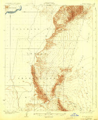 Moon Mtn Arizona Historical topographic map, 1:62500 scale, 15 X 15 Minute, Year 1932