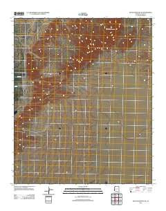 Moon Mountain NE Arizona Historical topographic map, 1:24000 scale, 7.5 X 7.5 Minute, Year 2011