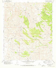 Morgan Butte Arizona Historical topographic map, 1:24000 scale, 7.5 X 7.5 Minute, Year 1969