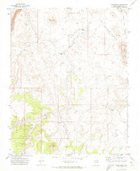 Moriah Knoll Arizona Historical topographic map, 1:24000 scale, 7.5 X 7.5 Minute, Year 1971