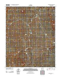 Moriah Knoll Arizona Historical topographic map, 1:24000 scale, 7.5 X 7.5 Minute, Year 2011