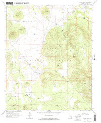 Moritz Ridge Arizona Historical topographic map, 1:24000 scale, 7.5 X 7.5 Minute, Year 1966