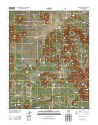 Moritz Ridge Arizona Historical topographic map, 1:24000 scale, 7.5 X 7.5 Minute, Year 2012