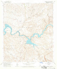 Mormon Flat Dam Arizona Historical topographic map, 1:24000 scale, 7.5 X 7.5 Minute, Year 1964