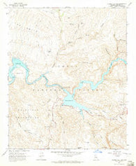 Mormon Flat Dam Arizona Historical topographic map, 1:24000 scale, 7.5 X 7.5 Minute, Year 1964