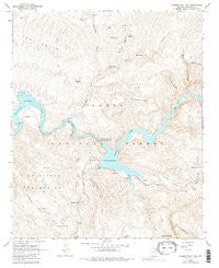 Mormon Flat Dam Arizona Historical topographic map, 1:24000 scale, 7.5 X 7.5 Minute, Year 1964