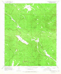 Mormon Mountain Arizona Historical topographic map, 1:24000 scale, 7.5 X 7.5 Minute, Year 1965