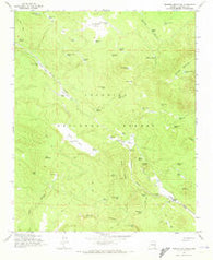 Mormon Mountain Arizona Historical topographic map, 1:24000 scale, 7.5 X 7.5 Minute, Year 1965