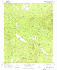 Mormon Mountain Arizona Historical topographic map, 1:24000 scale, 7.5 X 7.5 Minute, Year 1965