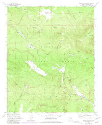 Mormon Mountain Arizona Historical topographic map, 1:24000 scale, 7.5 X 7.5 Minute, Year 1965