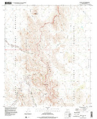 Mount Ajo Arizona Historical topographic map, 1:24000 scale, 7.5 X 7.5 Minute, Year 1996