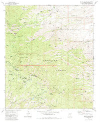 Mount Bigelow Arizona Historical topographic map, 1:24000 scale, 7.5 X 7.5 Minute, Year 1981
