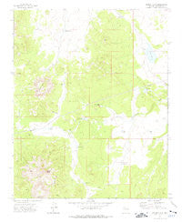 Mount Floyd Arizona Historical topographic map, 1:24000 scale, 7.5 X 7.5 Minute, Year 1973