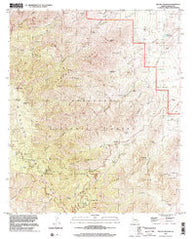 Mount Graham Arizona Historical topographic map, 1:24000 scale, 7.5 X 7.5 Minute, Year 1996