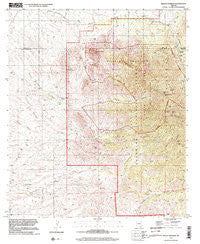 Mount Hopkins Arizona Historical topographic map, 1:24000 scale, 7.5 X 7.5 Minute, Year 1996