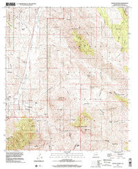Mount Hughes Arizona Historical topographic map, 1:24000 scale, 7.5 X 7.5 Minute, Year 1996