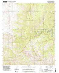 Mount Lemmon Arizona Historical topographic map, 1:24000 scale, 7.5 X 7.5 Minute, Year 1996