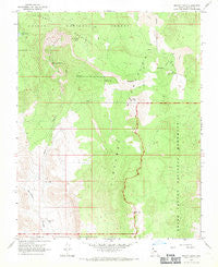 Mount Logan Arizona Historical topographic map, 1:24000 scale, 7.5 X 7.5 Minute, Year 1967