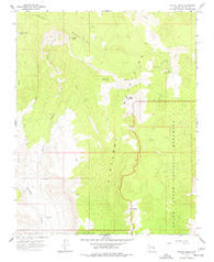 Mount Logan Arizona Historical topographic map, 1:24000 scale, 7.5 X 7.5 Minute, Year 1967