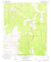 Mount Logan Arizona Historical topographic map, 1:24000 scale, 7.5 X 7.5 Minute, Year 1967