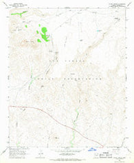 Mount Triplet Arizona Historical topographic map, 1:24000 scale, 7.5 X 7.5 Minute, Year 1966