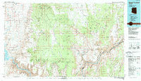 Mount Trumbull Arizona Historical topographic map, 1:100000 scale, 30 X 60 Minute, Year 1986