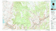 Mount Trumbull Arizona Historical topographic map, 1:100000 scale, 30 X 60 Minute, Year 1986