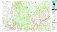 Mount Trumbull Arizona Historical topographic map, 1:100000 scale, 30 X 60 Minute, Year 1986