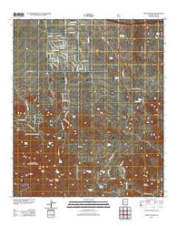 Mount Fagan Arizona Historical topographic map, 1:24000 scale, 7.5 X 7.5 Minute, Year 2012