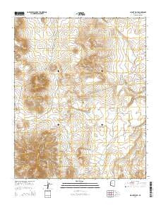 Mount Floyd Arizona Current topographic map, 1:24000 scale, 7.5 X 7.5 Minute, Year 2014