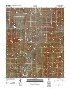 Mount Hope Arizona Historical topographic map, 1:24000 scale, 7.5 X 7.5 Minute, Year 2011