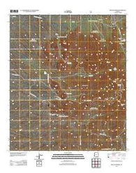 Mount Hopkins Arizona Historical topographic map, 1:24000 scale, 7.5 X 7.5 Minute, Year 2012