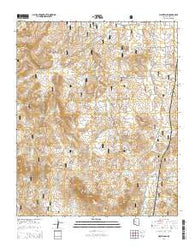 Mount Josh Arizona Current topographic map, 1:24000 scale, 7.5 X 7.5 Minute, Year 2014