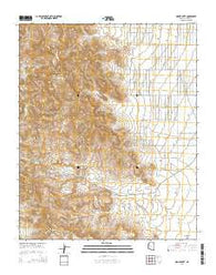 Mount Nutt Arizona Current topographic map, 1:24000 scale, 7.5 X 7.5 Minute, Year 2014
