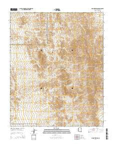 Mount Perkins Arizona Current topographic map, 1:24000 scale, 7.5 X 7.5 Minute, Year 2014