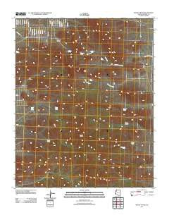 Mount Tipton Arizona Historical topographic map, 1:24000 scale, 7.5 X 7.5 Minute, Year 2011