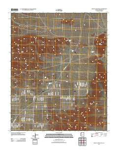 Mount Tipton NW Arizona Historical topographic map, 1:24000 scale, 7.5 X 7.5 Minute, Year 2011