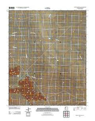 Mount Tipton SE Arizona Historical topographic map, 1:24000 scale, 7.5 X 7.5 Minute, Year 2011