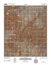 Mount Triplet Arizona Historical topographic map, 1:24000 scale, 7.5 X 7.5 Minute, Year 2011