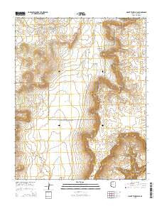 Mount Trumbull SE Arizona Current topographic map, 1:24000 scale, 7.5 X 7.5 Minute, Year 2014