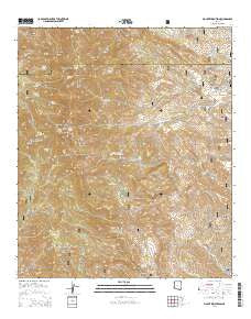 Mount Wrightson Arizona Current topographic map, 1:24000 scale, 7.5 X 7.5 Minute, Year 2014