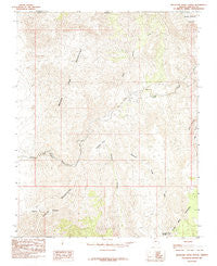 Mountain Sheep Spring Arizona Historical topographic map, 1:24000 scale, 7.5 X 7.5 Minute, Year 1985