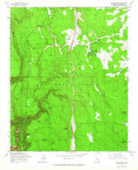 Mountainaire Arizona Historical topographic map, 1:24000 scale, 7.5 X 7.5 Minute, Year 1962
