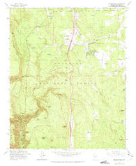 Mountainaire Arizona Historical topographic map, 1:24000 scale, 7.5 X 7.5 Minute, Year 1962
