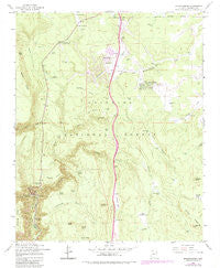 Mountainaire Arizona Historical topographic map, 1:24000 scale, 7.5 X 7.5 Minute, Year 1962