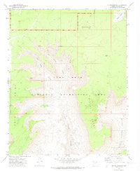 Mt. Dellenbaugh Arizona Historical topographic map, 1:24000 scale, 7.5 X 7.5 Minute, Year 1971