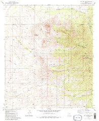 Mt. Hopkins Arizona Historical topographic map, 1:24000 scale, 7.5 X 7.5 Minute, Year 1981