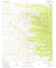 Mt. Hopkins Arizona Historical topographic map, 1:24000 scale, 7.5 X 7.5 Minute, Year 1981